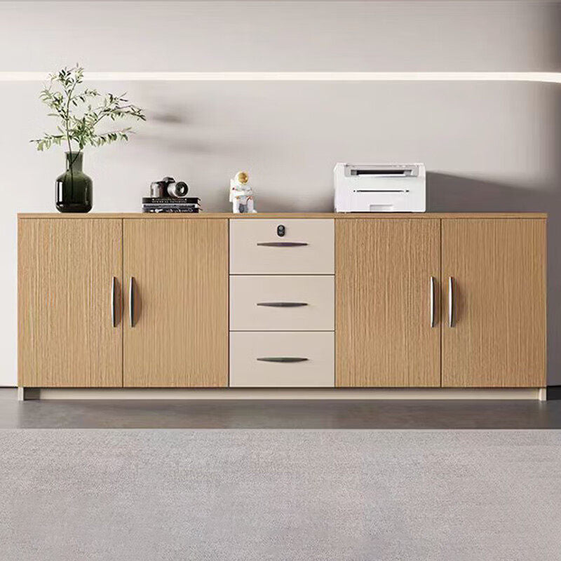 Saint li file cabinet - office-grade storage cabinet for tea and coffee, low cabinet for tools, copier, and printer placement