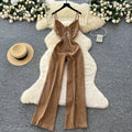 European and american style sexy hollow-out tie-up waist v-neck denim jumpsuit - women's fashion hot girl slim fit flare pants