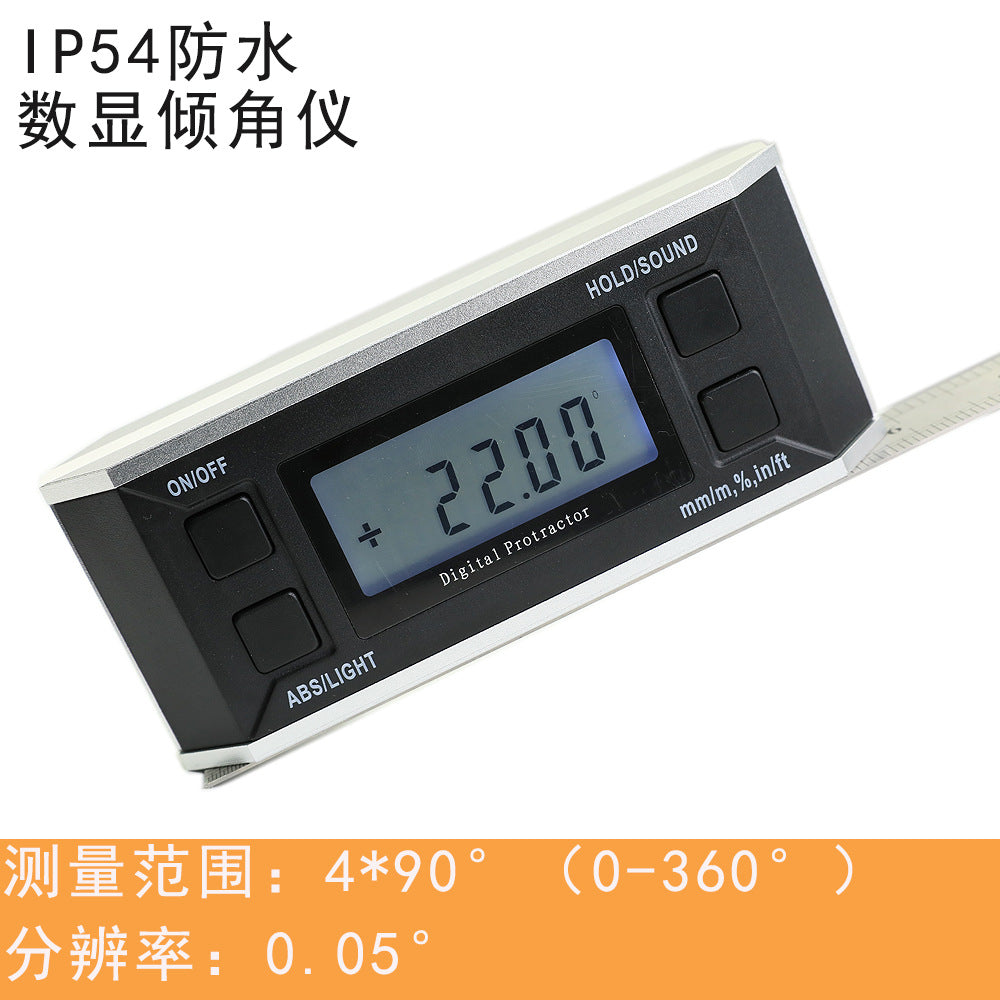 JAVIER IP54 digital display inclination box digital display inclination meter digital display angle ruler horizontal ruler slope ruler wholesale