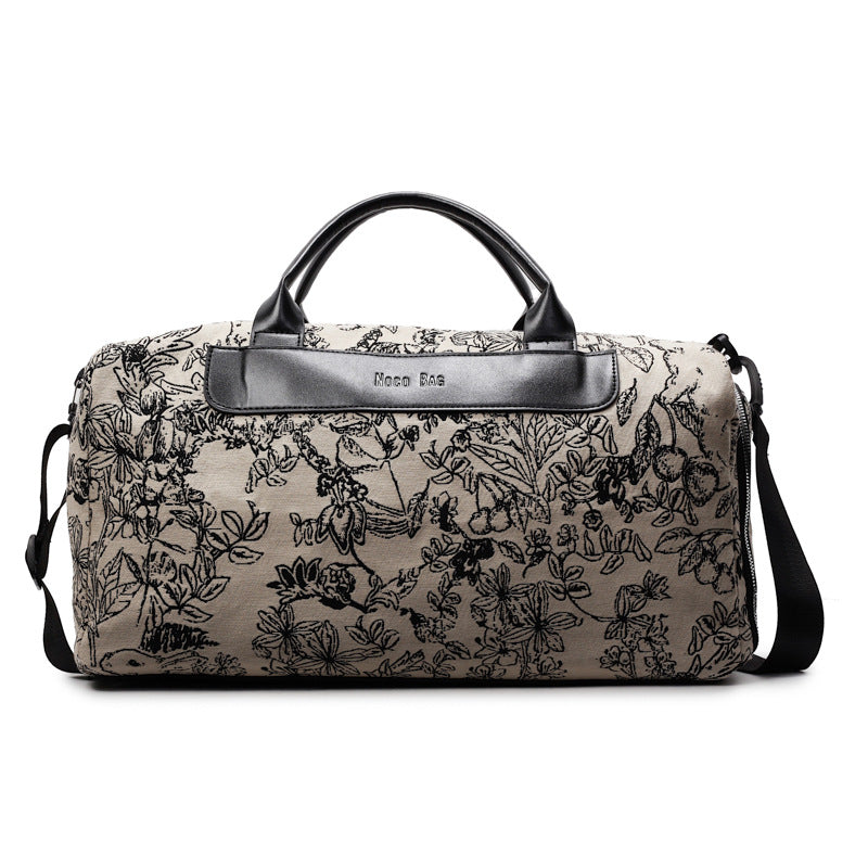 New Chinese-style large-capacity short-distance travel bag, women's lightweight portable luggage bag, maternity bag storage bag, travel luggage bag