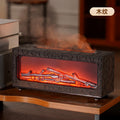 Charcoal fireplace-supreme edition [c06 wood grain + 5 bottles of essential oil]