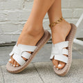 Women's platform slides for export -  summer new arrivals - outdoor wear, cross-border roman style flat sandals
