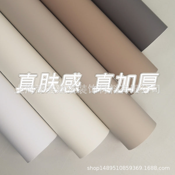 Wholesale self-adhesive sticker thickened skin film furniture wardrobe cabinet renovation ugly cover waterproof moisture-proof wear-resistant sticker