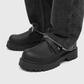 Derby shoes men's new arrival matte classy sense mencasual black british style mickey big head workwear small leather shoes