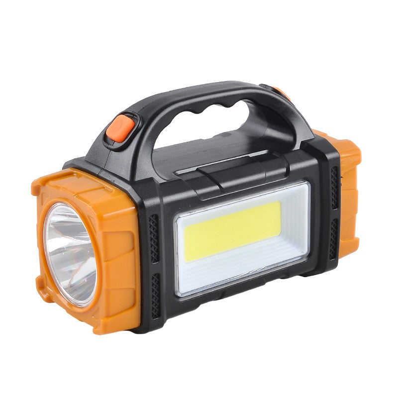 COB Multifunctional Outdoor Solar Emergency Portable Searchlight USB Charging Camping Outdoor Lighting Flashlight