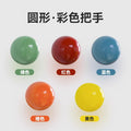 Colorful ceramic handle round handle bookcase wardrobe door handle chest handle drawer door heart handle