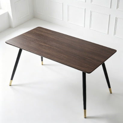 Amazon dining table - nordic modern minimalist restaurant table - iron leg rectangular mdf table - dining table