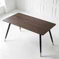 Amazon dining table - nordic modern minimalist restaurant table - iron leg rectangular mdf table - dining table