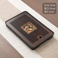 Wholesale small tea tray Household rectangular small drain tray Tea table Water storage dry brewing tea set Tea sea dry brewing table