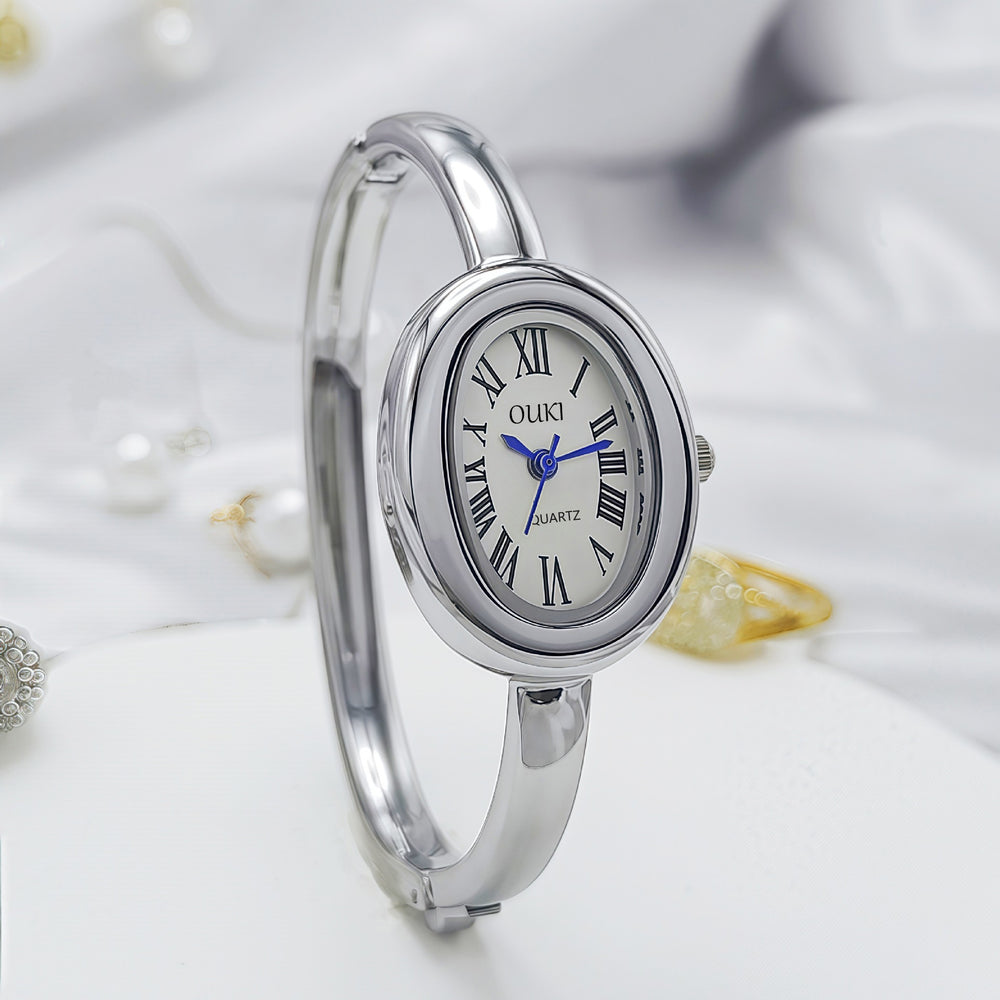 New bathtub bracelet women's watch women's watch fashion oval roman scale women's watch quartz watch wholesale