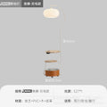 Frenchcasual floor-standing fishing stereo fish scale petals soft light b&b guest room living room multi-functional storage floor lamp