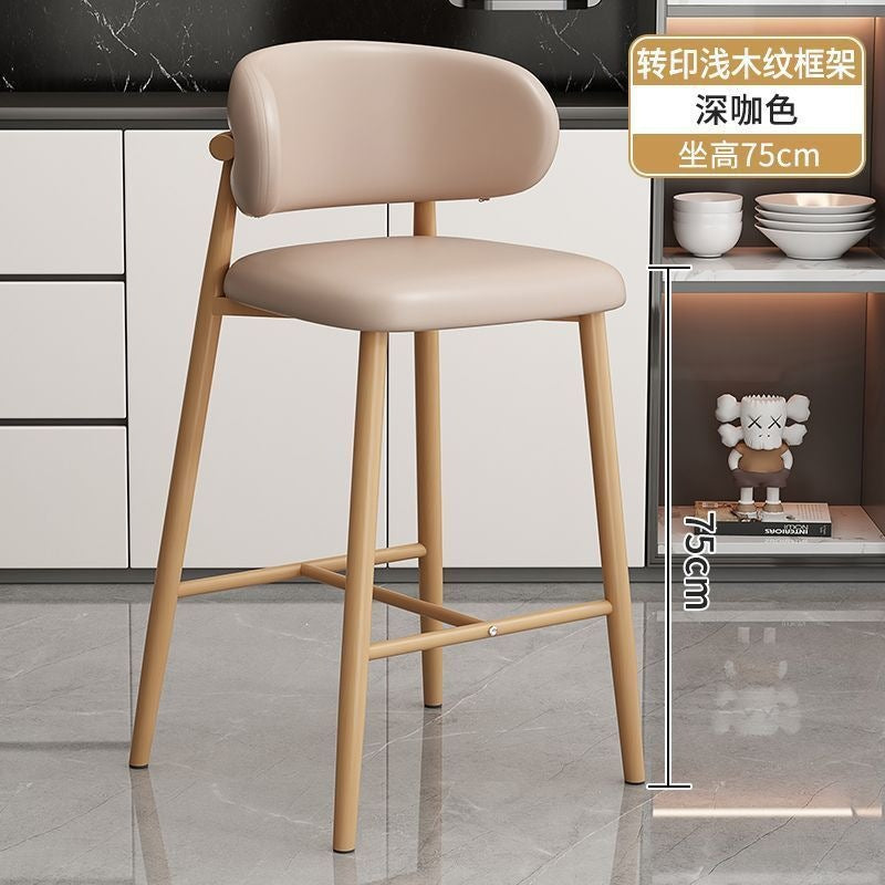 Bar chair for hometall stool bar stool island tall chair casual tall stool bar chair backrest tall chair