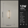 Outdoor linear wall light waterproof led minimalist villa gate pillar courtyard lamp modern minimalist luxury ultra-bright entrance light