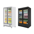 Double-door beverage refrigerated display cabinet refrigerator all-in-one vertical freezer commercial supermarket beverage preservation cabinet manufacturer