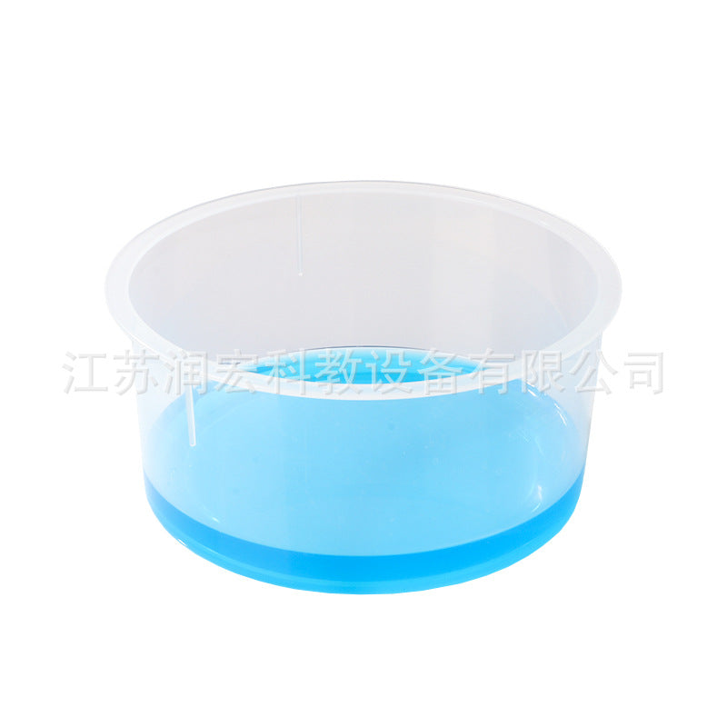 Plastic sink Round sink Square thickened plastic round sink Laboratory drainage and gas collection method experimental equipment