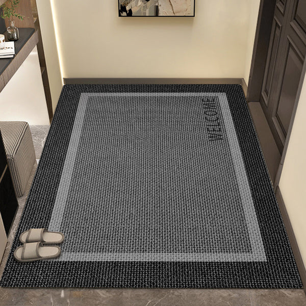 The door floor mat can be cut, and the high-end entrance floor mat is non-slip entry carpet door mat enters the door for home use.