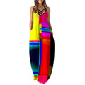new arrival: european and american style casual fashion summer loose sleeveless camisole maxi dress for  export