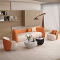 Cream style beauty salon clothing store rest reception sofa hotel apartment b&b living room small apartment live broadcast sofa