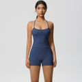 new arrivalpure color suspender beautiful back sports bra suithigh waist hip lifting running fitness yoga suit for women