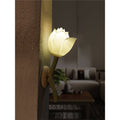 Indoor creative retrochinoiserie lotus wall lamp lotus balcony entrance decoration study corridor wall lamp zen