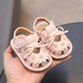 Baby girl princess shoes spring/summer 0-1 year old 2-pack closed-toe squeaky sandals soft sole infant first walker shoes toddler hollow-out single shoes
