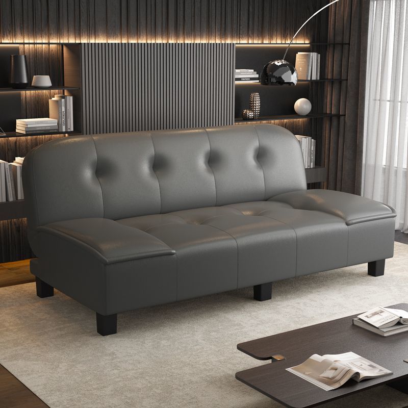 Foldable dual-purpose fabric sofa bed, detachable and washable, suitable for offices, rentals, and simple living spaces. multi-functional folding sofa bed