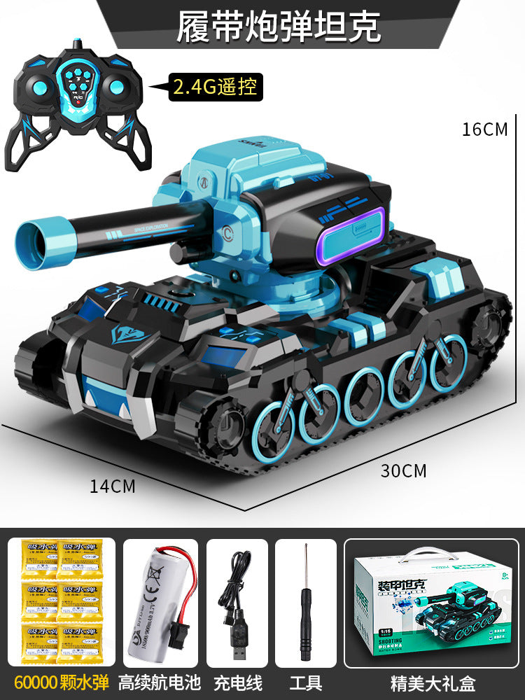 Kids' remote control car - water bomb launcher, gesture sensing, battle tank, 4wd off-road mecha - toy car for boys