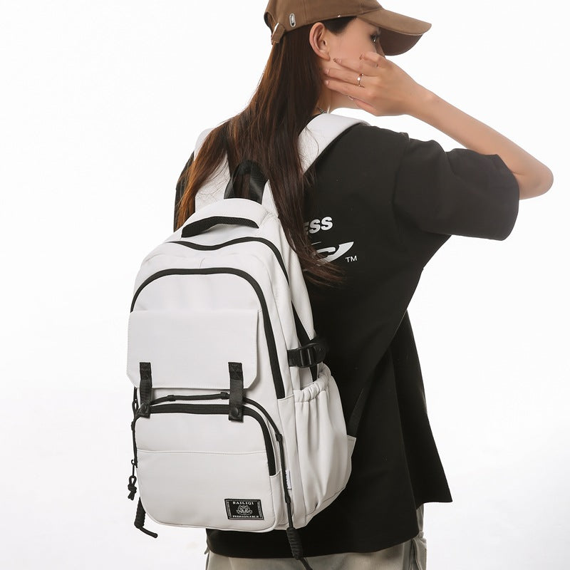 New backpack for college and high school students - large capacity, wear-resistant, dirt-resistant, outdoor backpack - wholesale, minimalist style