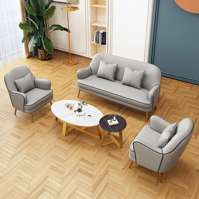 Single sofa for home living room small apartment casual chair sales department business negotiation hotel reception sofa chair