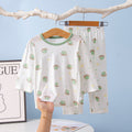 Kids' class a summer loungewear: boys' long-sleeve air conditioning pajamas, girls' modal sleepwear, cute baby clothes