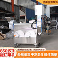 850 multifunctional vegetable cutter - double-headed vegetable slicer, shredder, dicer, and segmenter - fully automatic commercial vegetable cutting machine