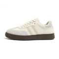 Retro silver german training shoes for women 2026autum with skirt lace edge thick solecasual waffle agan sneakers