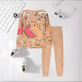 wholesale kids pajamaslong sleevesgirl spring autum thin style autum style youth style girl home clothes
