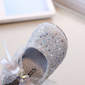 Girls' fashion rhinestone bow princess shoes,  spring/autumn new korean style children's soft sole leather shoes, performance shoes