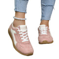 Casualretro soft bottom german training shoes for women 2026 summernew arrivaleasiest for matchthick sole sneakers color matching tie backwhite shoes