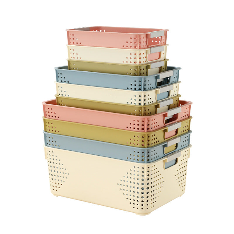 Wholesale desktop storage basket sundries storage box storage basket rectangular snack toy storage basket finishing box