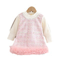 Princess dress girls' spring and autumn outfit chic  new style baby girl dress spring and autumn children's autumn gauze dress formal wear