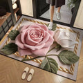 rose diatom mud floor mat bathroom absorbent mat entrance door mat bathroom door quick-drying mat non-slip foot mat