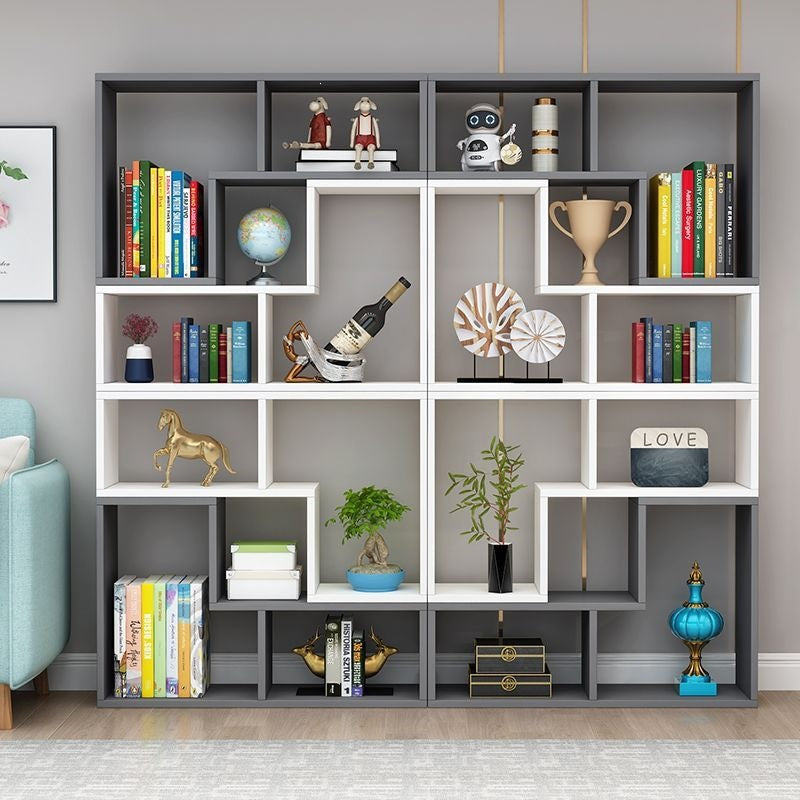 Free shipping casual combination bookshelf bookcase creative corner bedroom floor-standing simple storage rack partition display rack entrance