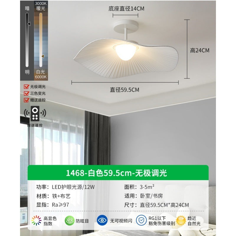 Aisle Corridor Light Cream Wind Ceiling Light Modern Simple Bedroom Room Light Log Entrance Balcony Lighting E