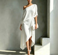 european and american cross-border  independent station new arrivalelegantelegancenormcore cotton and linen women's sleeveless dress
