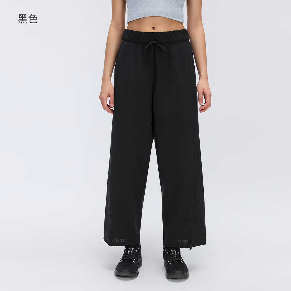 Spring/summer new arrival: women's casual drawstring ankle pants - quick-dry, breathable, activewear cropped trousers (style d26043)