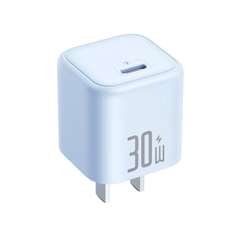 Pd30w gan fast charger, compatible with apple chargers for iphone 8-17 series