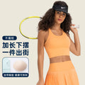 New arrival thin shoulder strap cross back sports intimates women's new arrivalsexybackless fitness yoga bra d19095