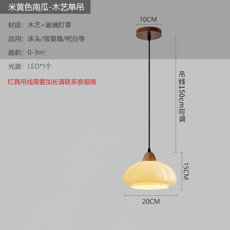 Medieval style lamps bedroom bedside small chandelier bedside table retro restaurant aisle new chinoiserie single head long hanging lamp