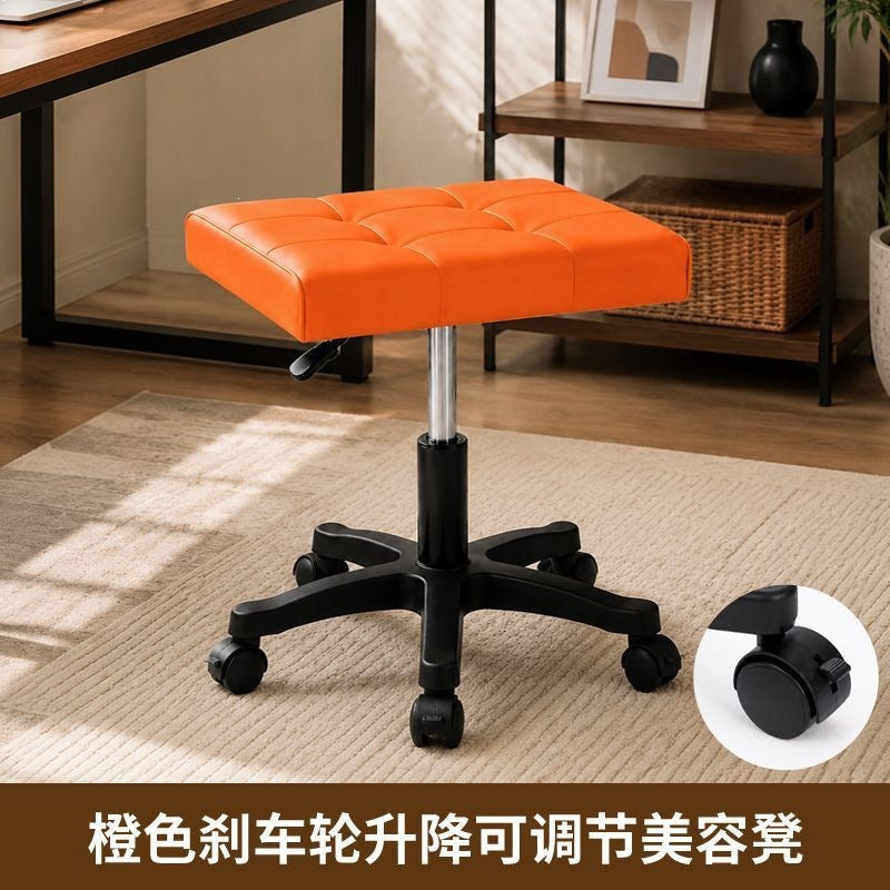 Pulley rotate adjustable beauty lunch break footrest adjustable manicure office footrest household tiptoe stool
