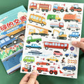 Children's quiet book educational toy - portable jelly sticker book for focus training (ages 2-3 to 6)