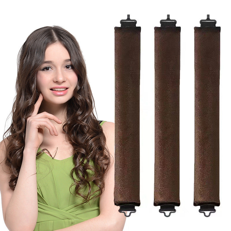 Cross-border heat-free curling hair artifact Sleeping does not hurt hair Lazy sleeping styling curling iron Non-perming large wave curling iron