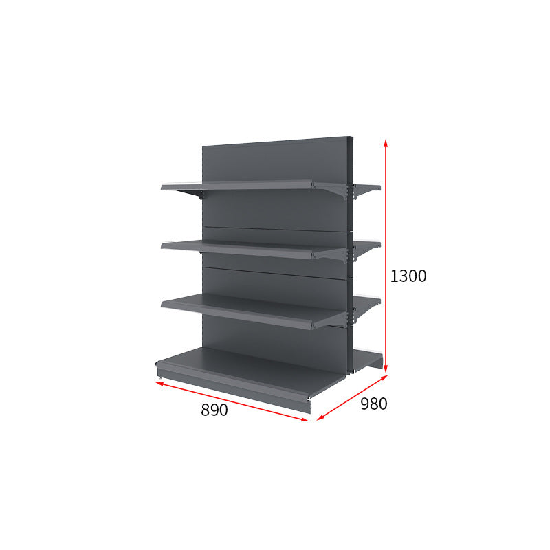 Convenience store shelves Supermarket shelves Display shelves All-iron multi-layer snack shelves Double-sided mid-island laminate Container wholesale