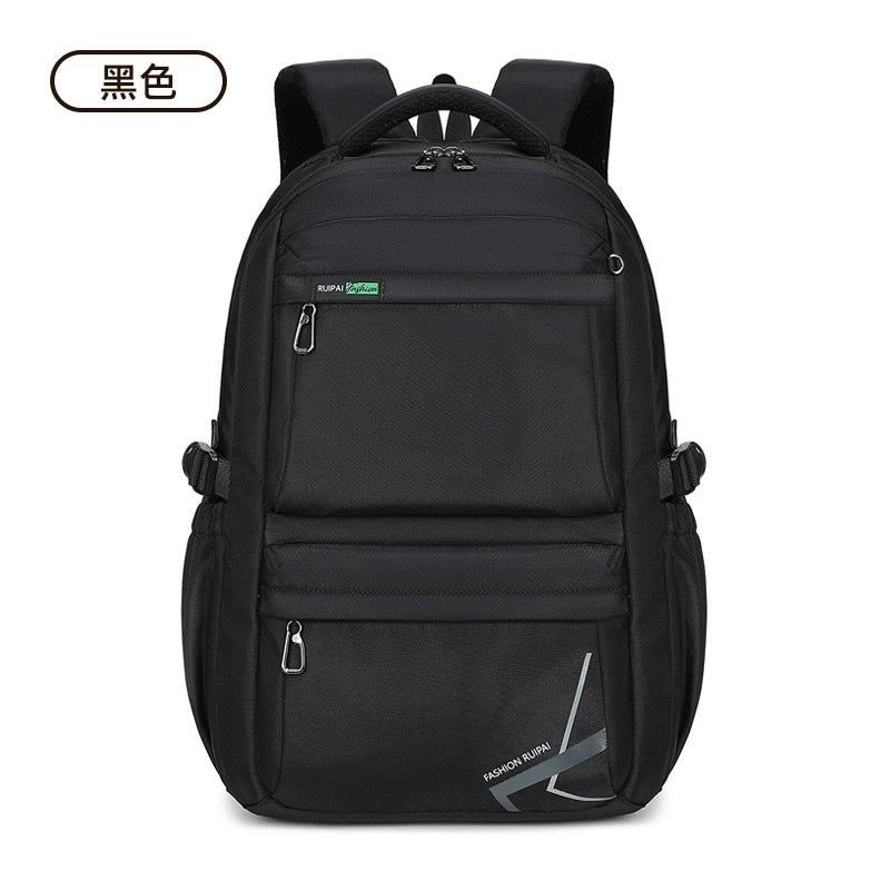 Ruipai Casual Backpack Male Junior High School Student School Bag Large Capacity Computer Backpack Spine Protection Burden Reduction Travel Bag